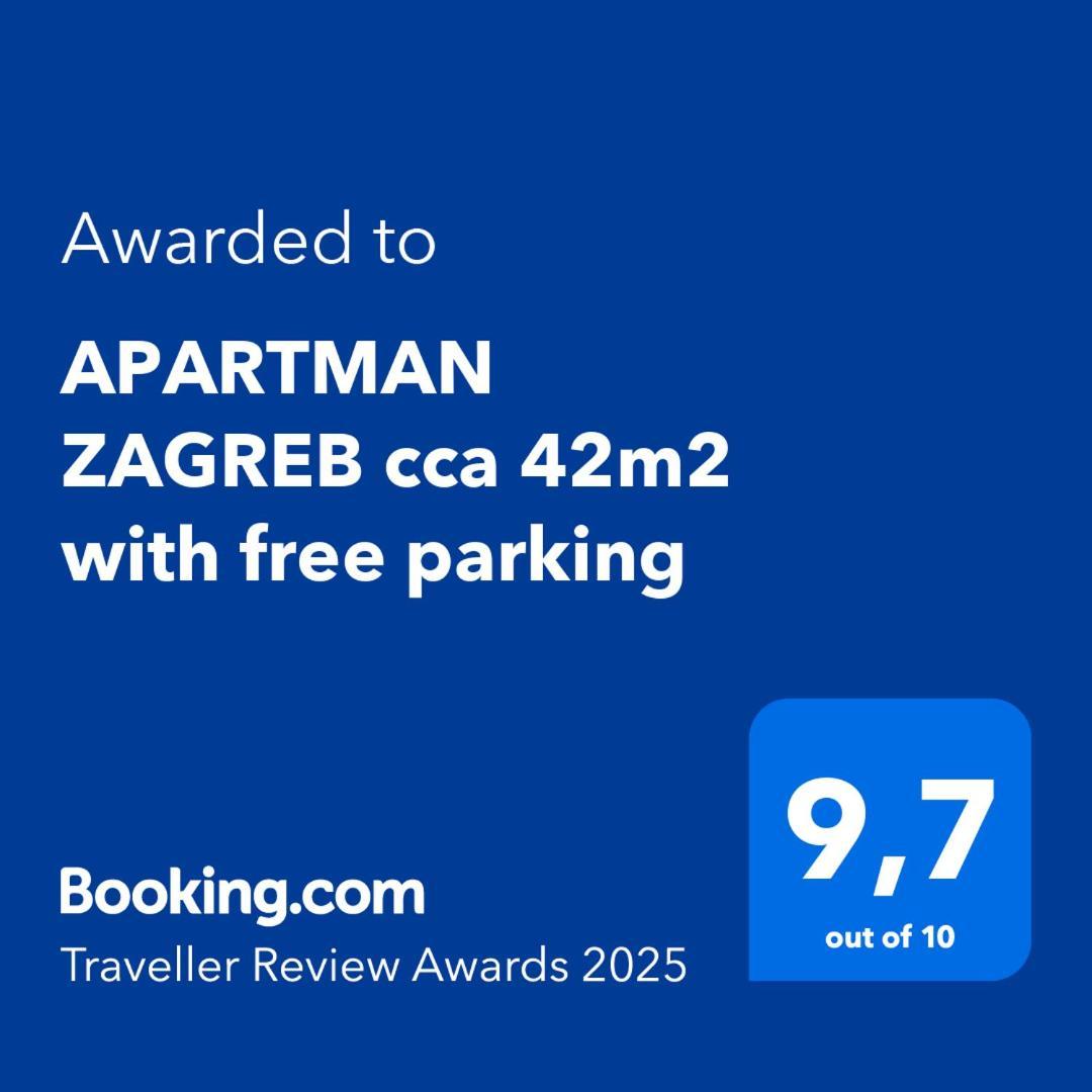 Apartman Zagreb Cca 42M2 With Free Parking Eksteriør billede